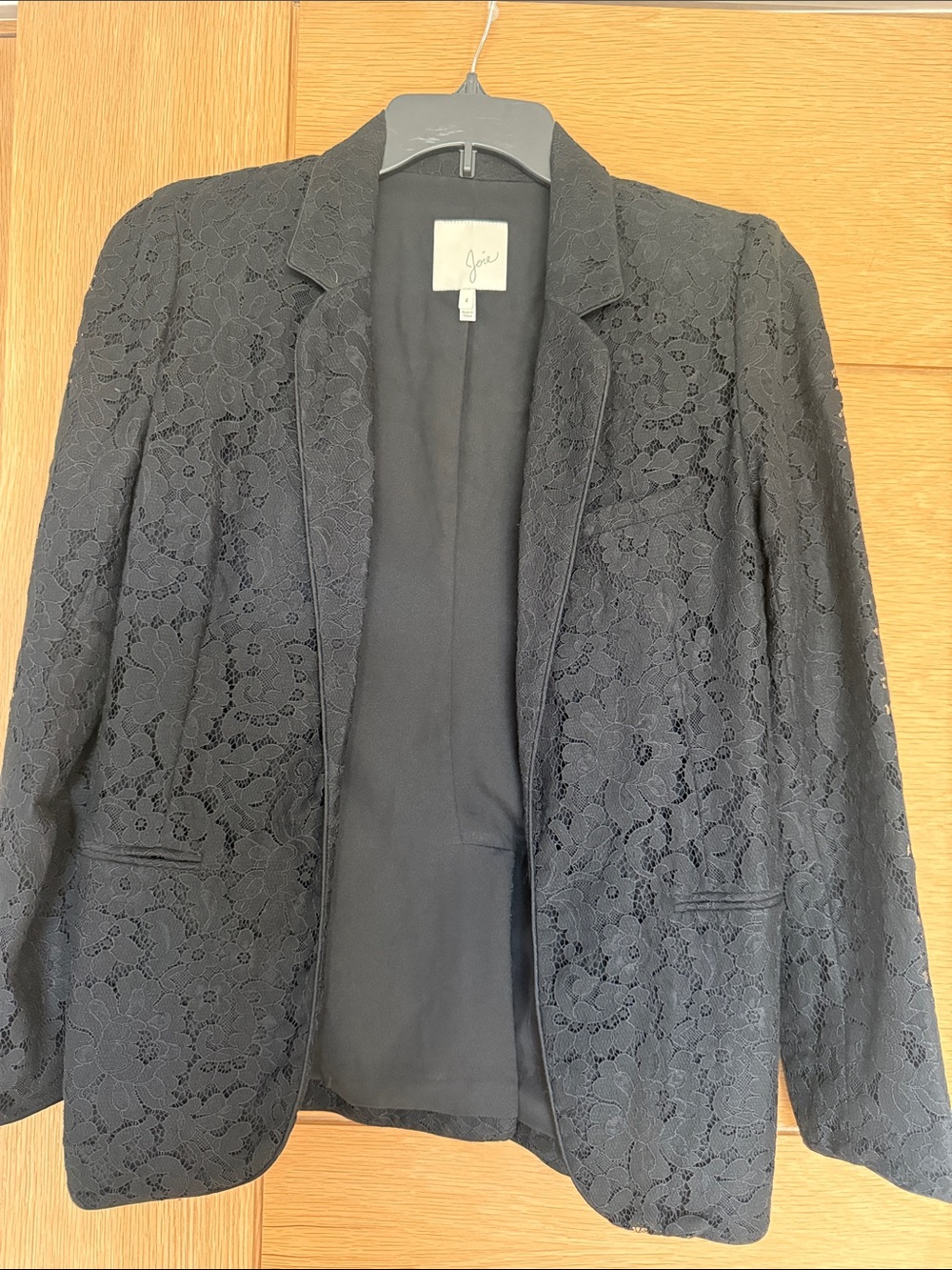 Joie Black Lace Blazer Jacket